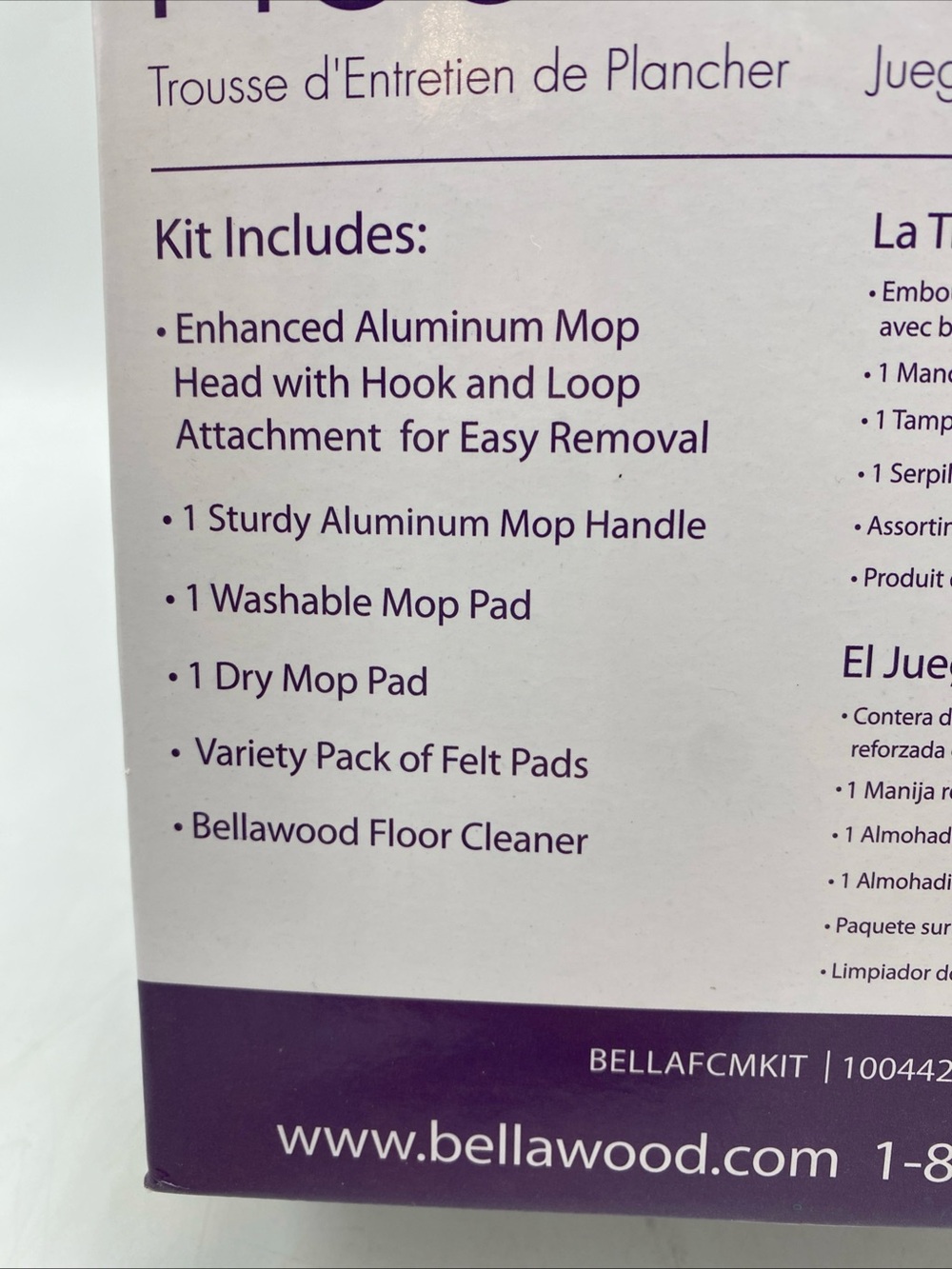 Bellawood Floor Care Maintenance Kit Hardwood Laminate Vinyl Cleaner 10044249 - Picture 2 of 6
